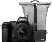 Nikon Z50 II + DX 16-50mm f/3.5-6.3 + Backpack