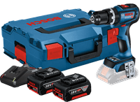 Bosch Professional GSB 18V-90 C 5,0 Ah GBA Akku (2x) Starterset