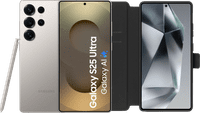 Samsung Galaxy S25 Ultra 256GB Grau 5G + BlueBuilt Book Case Schwarz