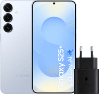 Samsung Galaxy S25 256GB Plus Light Blue 5G + Samsung Charger 25W Black