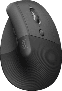 Logitech Lift Vertikale ergonomische Maus Schwarz