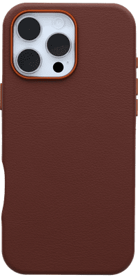 OtterBox Symmetry Apple iPhone 16 Pro Max Back Cover with MagSafe Magnet Leather Brown