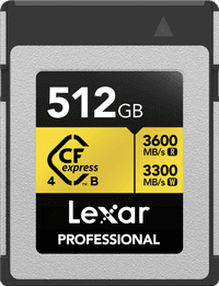 Lexar Professional GOLD 4.0 512GB CFexpress Type B