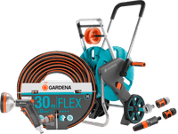 Gardena Comfort FLEX 1/2 30 m CleverRoll M Easy Premium Brauseset