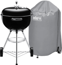 Weber Bar-B Kettle 47cm Black + Weber Barbecue Cover 47cm