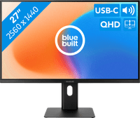 BlueBuilt 27 Zoll Quad-HD-Monitor mit USB-C