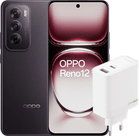 OPPO Reno12 256GB Schwarz 5G + OPPO SuperVOOC Ladegerät 80 W mit 2 Anschlüssen