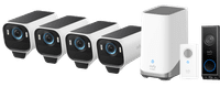 eufyCam S3 Pro 4er-Pack + Video Doorbell E340 + Chime