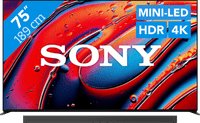 Sony 75 Zoll Bravia 9 4K QLED XR Mini-LED (2024) + Sony Bravia Theatre Bar 9