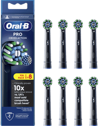 Oral-B Pro Cross Action Schwarz (8 Stück)