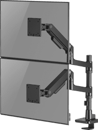 ACT AC8342 Monitorhalterung 49 Zoll mit Gasdruckfeder für 2 Monitore