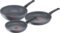 Tefal Healthy Chef Frying Pan Set 24cm + 28cm + Wok 28cm