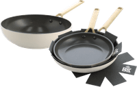 BK Sublime Frying Pan Set 24cm + 28cm + Wok 28cm