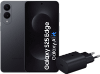 Samsung Galaxy S25 Edge 512GB Schwarz 5G + Samsung Ladegerät 25 Watt Schwarz
