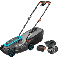 Gardena PowerMax 32/18V P4A Set + Bosch Starterset 18V 4,0 Ah