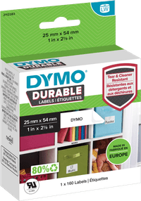 DYMO Haltbare LabelWriter Etiketten 25 x 54 mm 160 Stück