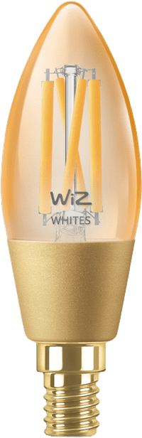 WiZ Candle Light Filament - Warm to Cool White Light - Gold - E14