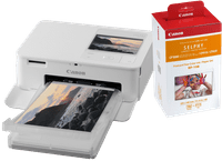 Canon SELPHY CP1500 Weiß + Canon RP-108 Tinte Kassette/Papier Set 108 Blatt