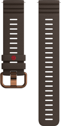 Polar Silikonarmband Braun 22 mm