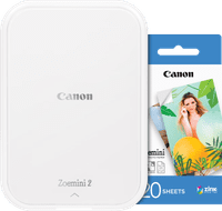 Canon Zoemini 2 Weiß + 20 Bögen Fotopapier