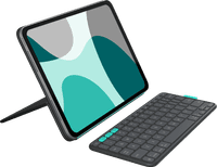 Logitech Flip Folio iPad Pro (2024)/iPad Air (2025) 11 inches Keyboard Cover QWERTZ
