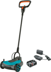 Gardena HandyMower 22/18V P4A Solo + Bosch Starterset 18V 2,5-Ah-Akku