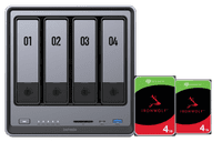 UGREEN NASync DXP4800 + Seagate IronWolf 4TB Duo Pack