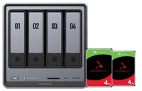 UGREEN NASync DXP4800 Plus + Seagate Ironwolf 4TB Doppelpack