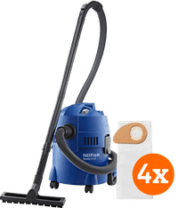Nilfisk Buddy II 12 + Nilfisk Staubsaugerbeutel für Buddy II (4x)