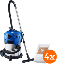 Nilfisk Multi II 22 Inox + Nilfisk Vacuum Cleaner Bag for Multi II (4x)