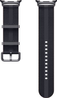 Samsung Galaxy Watch8 Series Athleisure Armband Dunkelgrau M/L