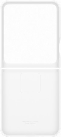 Samsung Galaxy Z Flip 7 FE Backcover aus Silikon Weiß