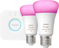 Philips Hue White & Color Starterset mit 2 Lampen + Bridge