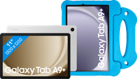 Samsung Galaxy Tab A9 Plus 11 inches 6GB/128GB WiFi Silver + BlueBuilt Kids Cover Blue