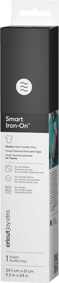 Cricut Smart Iron-On Joy Xtra 24,1 x 61 cm Schwarz