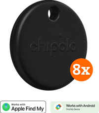 Chipolo POP 8-Pack Black