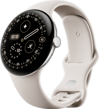 Google Pixel Watch 4 Silber/Creme 45 mm