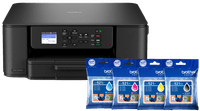 Brother DCP-J1310DW + 1 Satz Reservepatronen