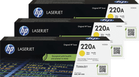 HP 220A LaserJet Toner Gelb (3 Stück)
