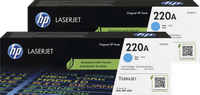 HP 220A LaserJet Toner Cartridge Cyan (2 units)
