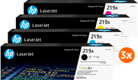HP 219A LaserJet Toner Multipack (3 Stück)
