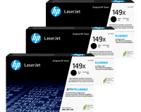 HP 149X LaserJet Toner Schwarz (3 Stück)