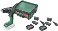 Bosch UniversalImpact 18V-60 2.5Ah Battery (2x) SystemBox S Starter Pack