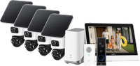 eufyCam S4 4er-Pack + HomeBase 3 + Video Doorbell E340 + Smart Display E10