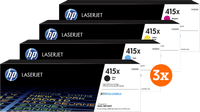 HP 415X Toner Multipack (3 Stück)