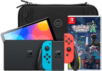 Nintendo Switch OLED Blue/Red + Pokémon Legends: Z-A + BlueBuilt Travel Case