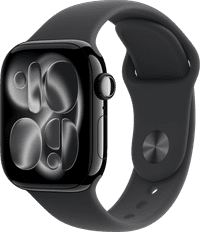 Apple Watch Series 11 42 mm Schwarz Sportarmband M/L