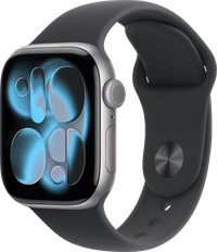 Apple Watch Series 11 42 mm Grau Sportarmband S/M