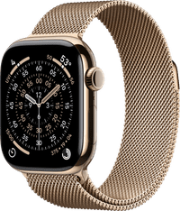 Apple Watch Series 11 5G 42 mm Titan Gold Milanaise Armband
