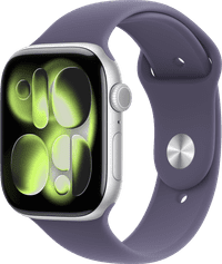 Apple Watch Series 11 46 mm Silber Sportarmband S/M